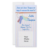 Baby Announcement Photocard Photo Card