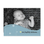 Baby Announcement postcard