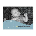 Baby Announcement Post Card