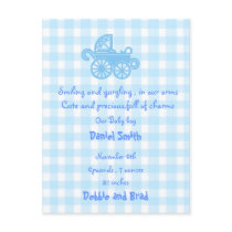 baby announcement postcard - by cute4kids baby announcement postcard -