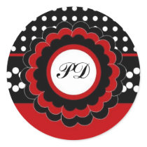 Baby Announcement Stickers :: Polk A Dot 2