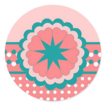 Baby Announcement Stickers :: Polk A Dot 2 by e_mage Baby Announcement Stickers :: Polk A Dot 2