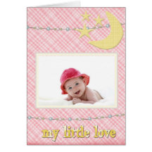 Baby Arrival - It's A Girl - My Little Love Greeting Card