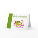 Baby arriving - Customize Card