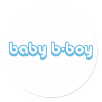 Baby B-Boy Cute Sticker Sheet by markmurphycreative Baby B-Boy Cute Sticker Sheet