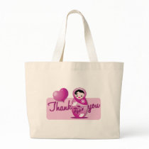 baby babushka thank you tote bags