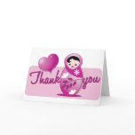baby babushka thank you card