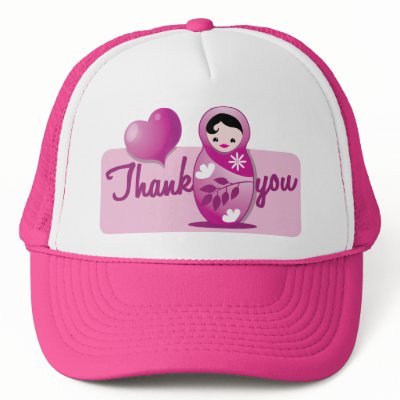 baby babushka thank you mesh hat by JazzyDesigner