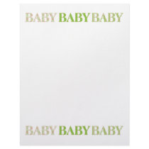 Baby, Baby, Baby Letterhead