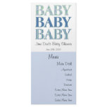 Baby, Baby, Baby Menu Card Full Color Rack Card