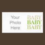 Baby, Baby, Baby Photo Card photo cards