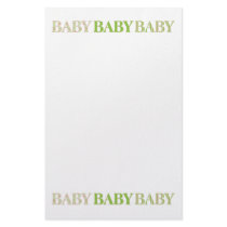 Baby, Baby, Baby Stationery