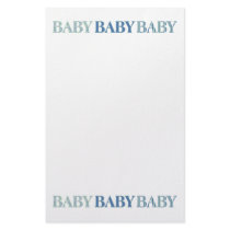 Baby, Baby, Baby Stationery