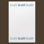 Baby, Baby, Baby Stationery stationery