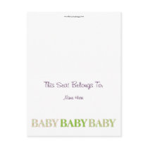 Baby, Baby, Baby Tischaufsteller postkarten by 13BlackCatsDesigns Baby, Baby, Baby Tischaufsteller postkarten