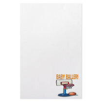 Baby Baller Personalized Stationery