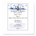 Baby Baptism Certificate -Boy posters by christiandesigns Baby Baptism Certificate -Boy posters