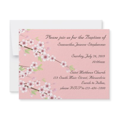 Baby Baptism Invitation by CustomInvites