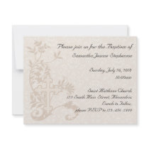Baby Baptism Invitation