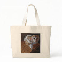 Baby Barn Owl Bird Canvas Bag