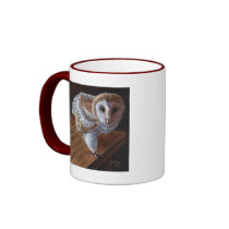 Baby Barn Owl Bird Coffee Mug