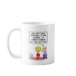 baby basketball player dribbles mugs