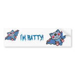 Baby Bat Bumper Sticker