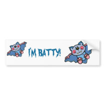Baby Bat Bumper Sticker