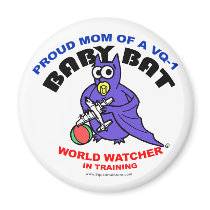 Baby Bat Mom Medium Magnet magnets