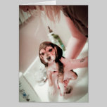 Baby Beagle Bathtime cards