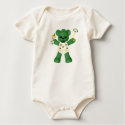 Baby Bear and Green Tractor Infant Onesie shirt