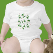Baby Bear and Green Tractor Infant  t-shirts