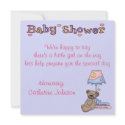 Baby Bear Baby Shower Invitations invitation