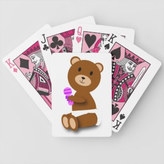 Baby Bear Bicycle® Playing Cards