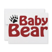 Baby Bear Claw invitations by worldsfair Baby Bear Claw invitations