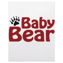 Baby Bear Claw Letterhead Template