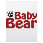 Baby Bear Claw Letterhead Template