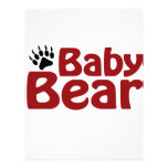 Baby Bear Claw Letterhead Template
