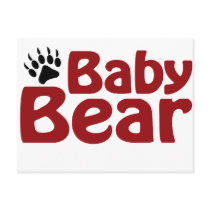 Baby Bear Claw Postcard