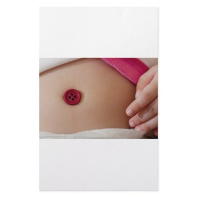 Baby belly button custom stationery by joxxxxjo