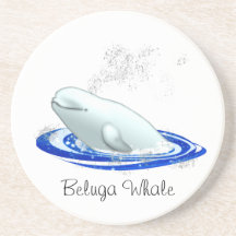 Baby Beluga Whale Coaster