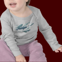 Baby Beluga Whale Shirt Cute Whale Art Baby Shirt t-shirts