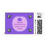 Baby Bib Announcement Postage
