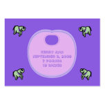 Baby Bib Birth Announcement Cards Business Card