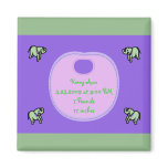 Baby Bib Fridge Magnet