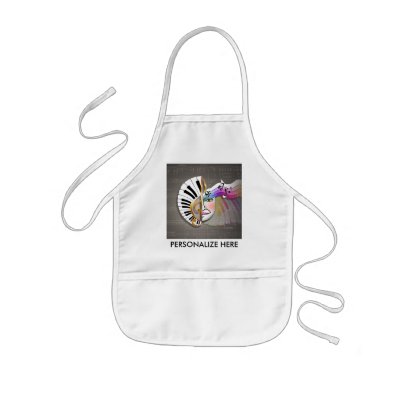 Baby Bib - Music Mask Aprons by PopArtDiva