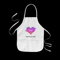 BABY BIBS - Happy Valentine's Day aprons