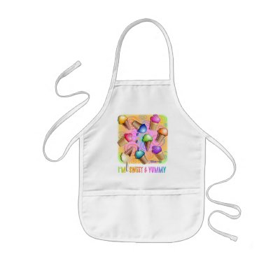 Baby Bibs - Pop Art Ice Cream Cones Aprons by PopArtDiva
