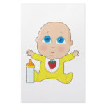 Baby Big Eyes Stationery Design
