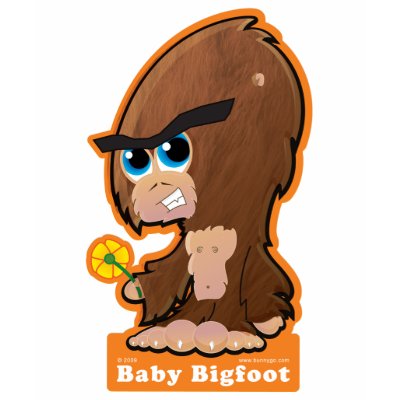Baby Bigfoot Shirt by BunnyGo